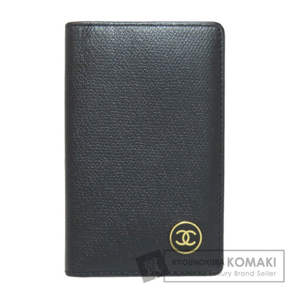 CHANEL COCO Button Card Case Calf Ladies [Used]