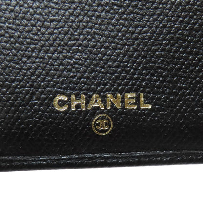 CHANEL COCO Button Card Case Calf Ladies [Used]