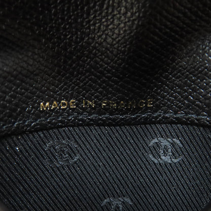 CHANEL COCO Button Card Case Calf Ladies [Used]