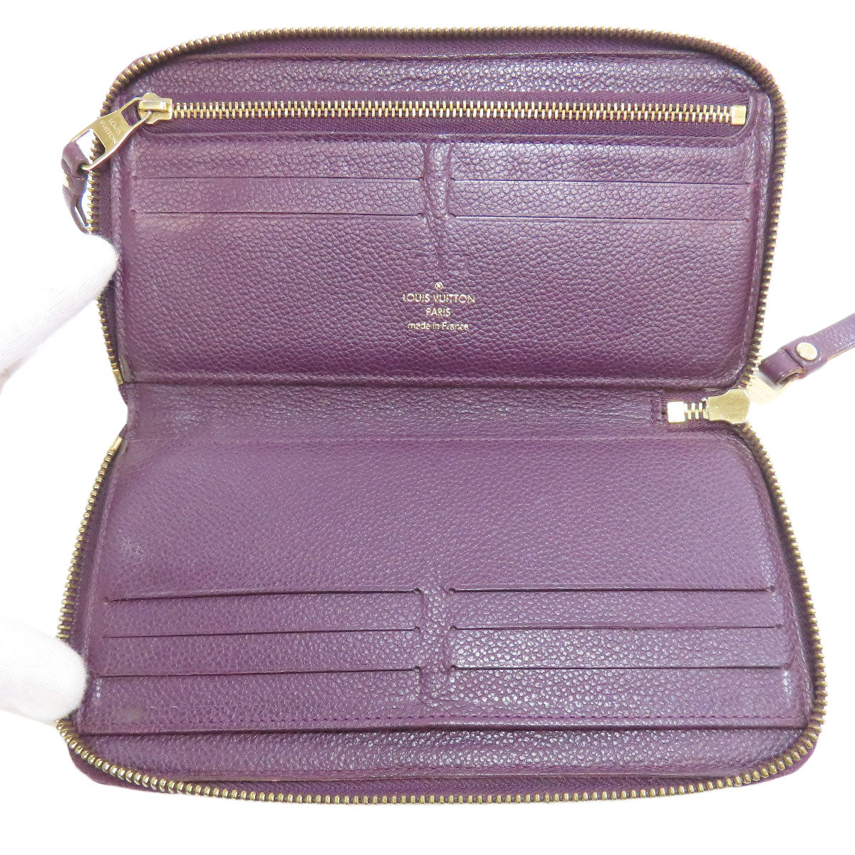LOUIS VUITTON M60359 Portefeiulle ã» scretlon Long wallet (with coin pocket) Empreinte Ladies [Used]