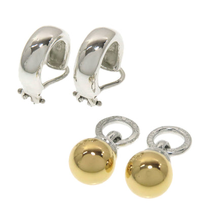 TIFFANY&Co. Hardware hoop 2WAY Earring Silver 18K Yellow GoldLadies [Used]