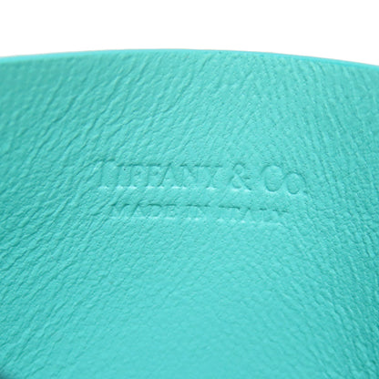 TIFFANY&Co. TIFFANY & Co. Cat Street Card Case Calf Ladies [Used]