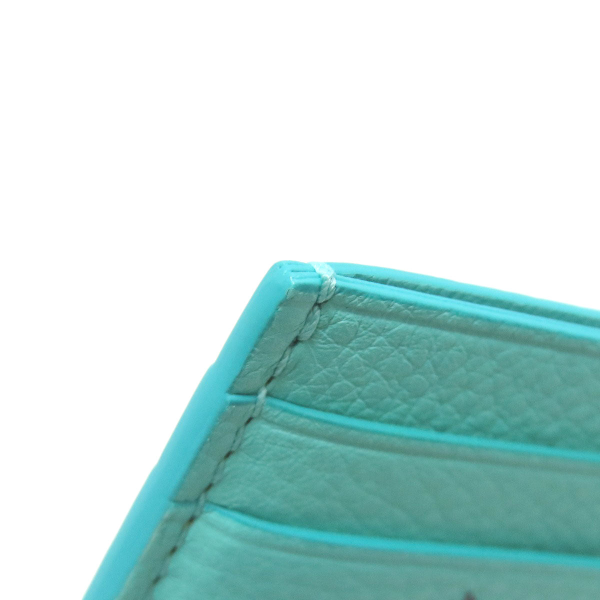 TIFFANY&Co. TIFFANY & Co. Cat Street Card Case Calf Ladies [Used]