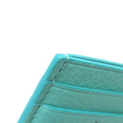 TIFFANY&Co. TIFFANY & Co. Cat Street Card Case Calf Ladies [Used]