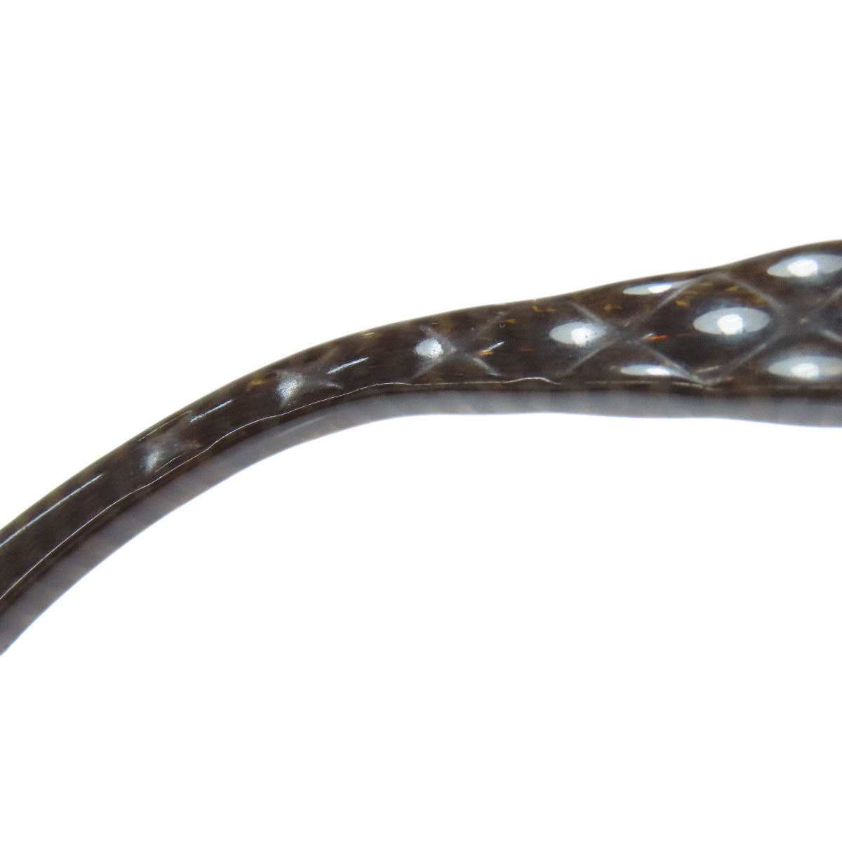 CHANEL COCO Mark woodgrain sunglasses Plastic Ladies [Used]