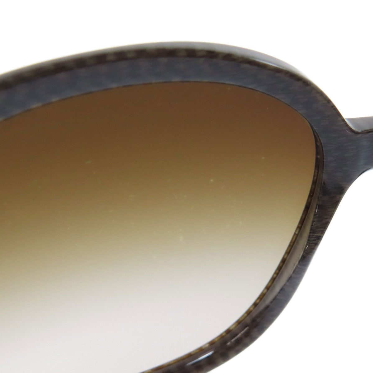 CHANEL COCO Mark woodgrain sunglasses Plastic Ladies [Used]