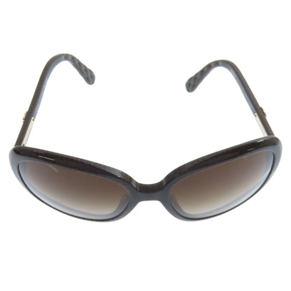 CHANEL COCO Mark woodgrain sunglasses Plastic Ladies [Used]