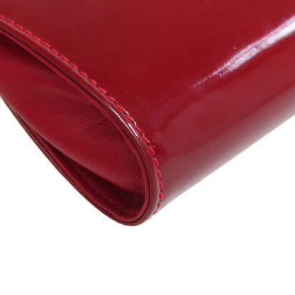 CHANEL COCO Mark ChainShoulder Accessory pouch Enamel Ladies [Used]