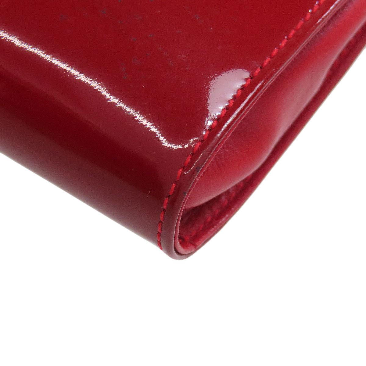 CHANEL COCO Mark ChainShoulder Accessory pouch Enamel Ladies [Used]