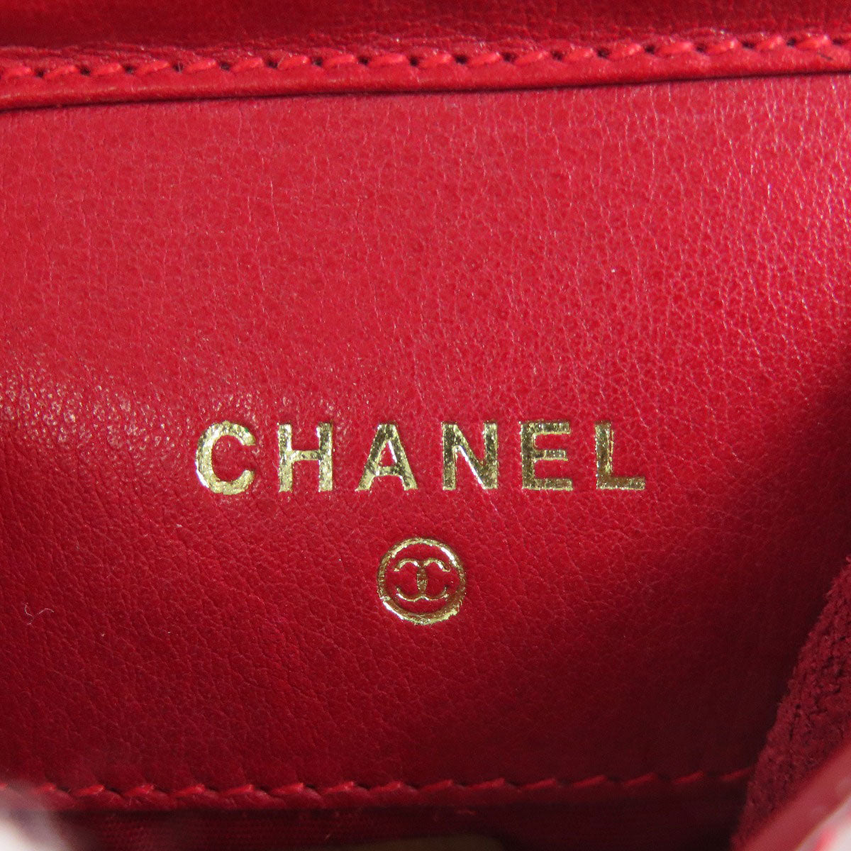 CHANEL COCO Mark ChainShoulder Accessory pouch Enamel Ladies [Used]