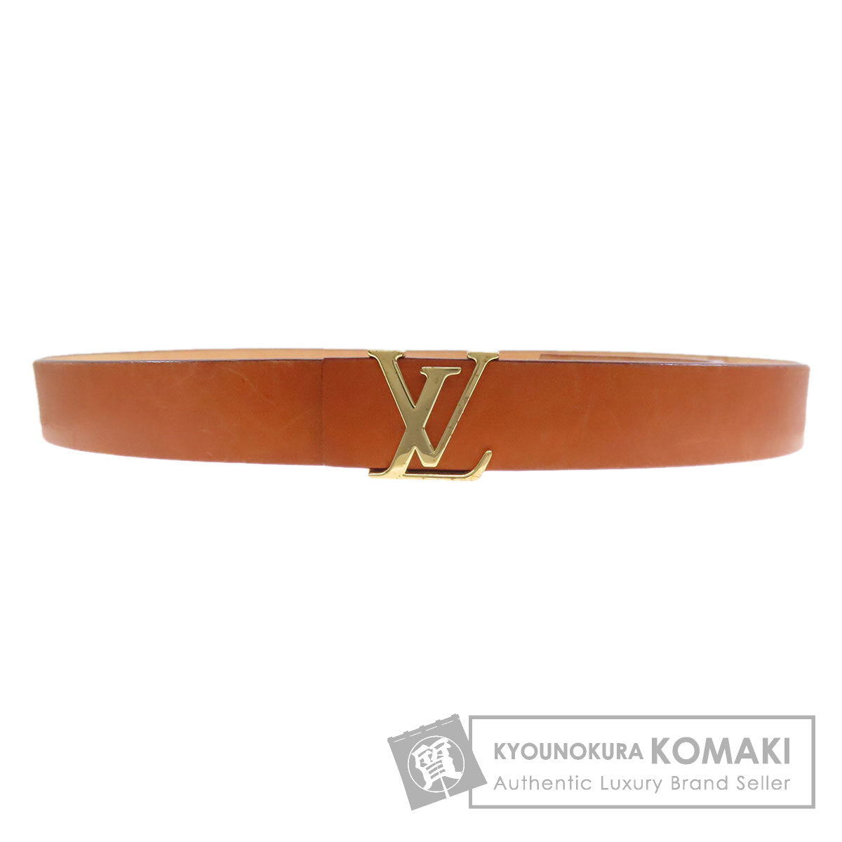 LOUIS VUITTON Suntur LV Initials belt Nomade Leather mens [Used]