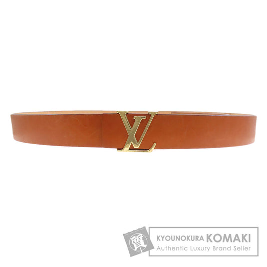 LOUIS VUITTON Suntur LV Initials belt Nomade Leather mens [Used]