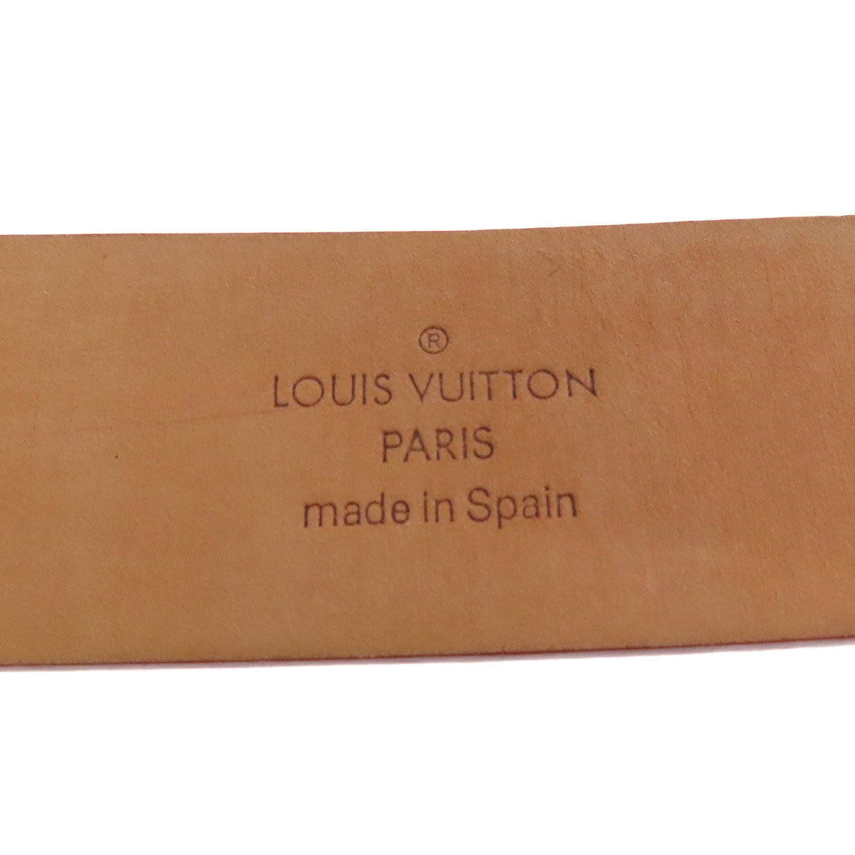 LOUIS VUITTON Suntur LV Initials belt Nomade Leather mens [Used]