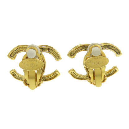 CHANEL COCO Mark Earring Metal Ladies [Used]
