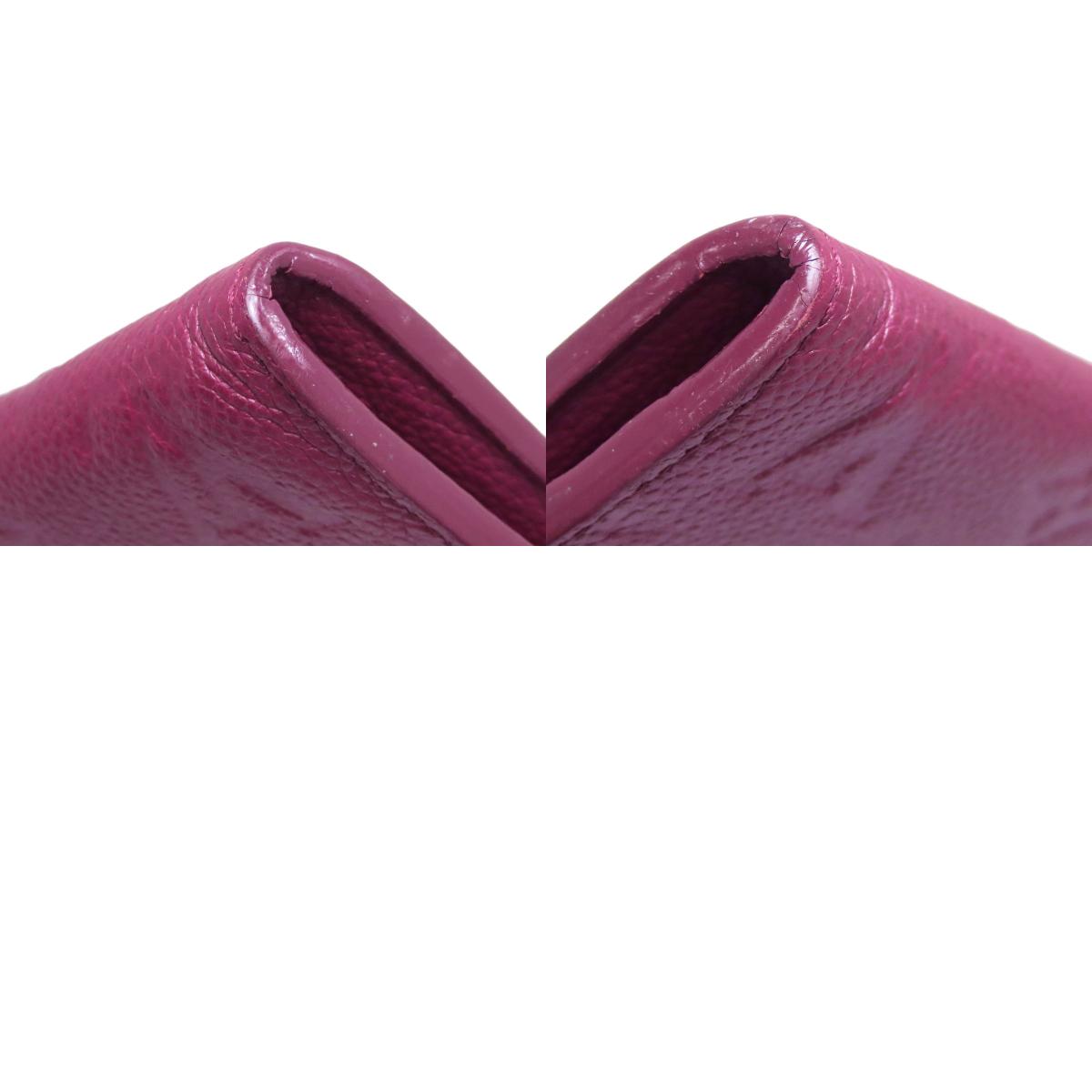 LOUIS VUITTON M60341 Portefeiulle Curieuse Long wallet (with coin pocket) Empreinte Ladies [Used]