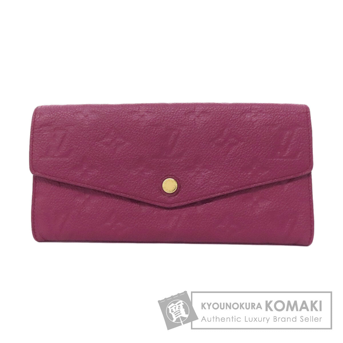 LOUIS VUITTON M60341 Portefeiulle Curieuse Long wallet (with coin pocket) Empreinte Ladies [Used]