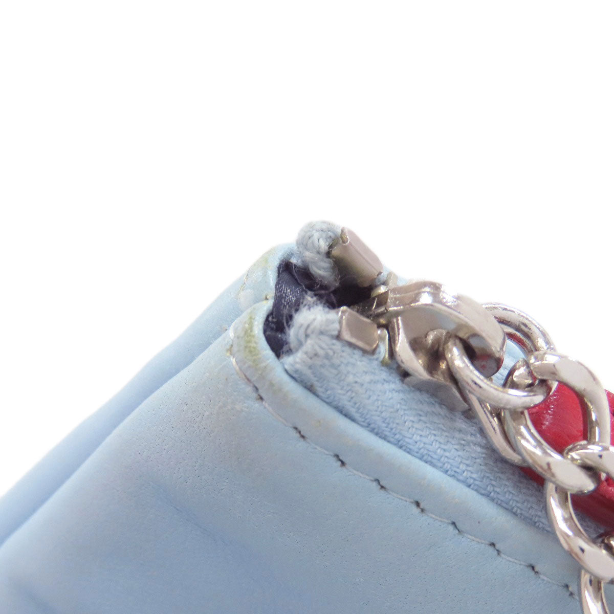 CHANEL COCO Mark Bicolor Clutch bag Leather Ladies [Used]