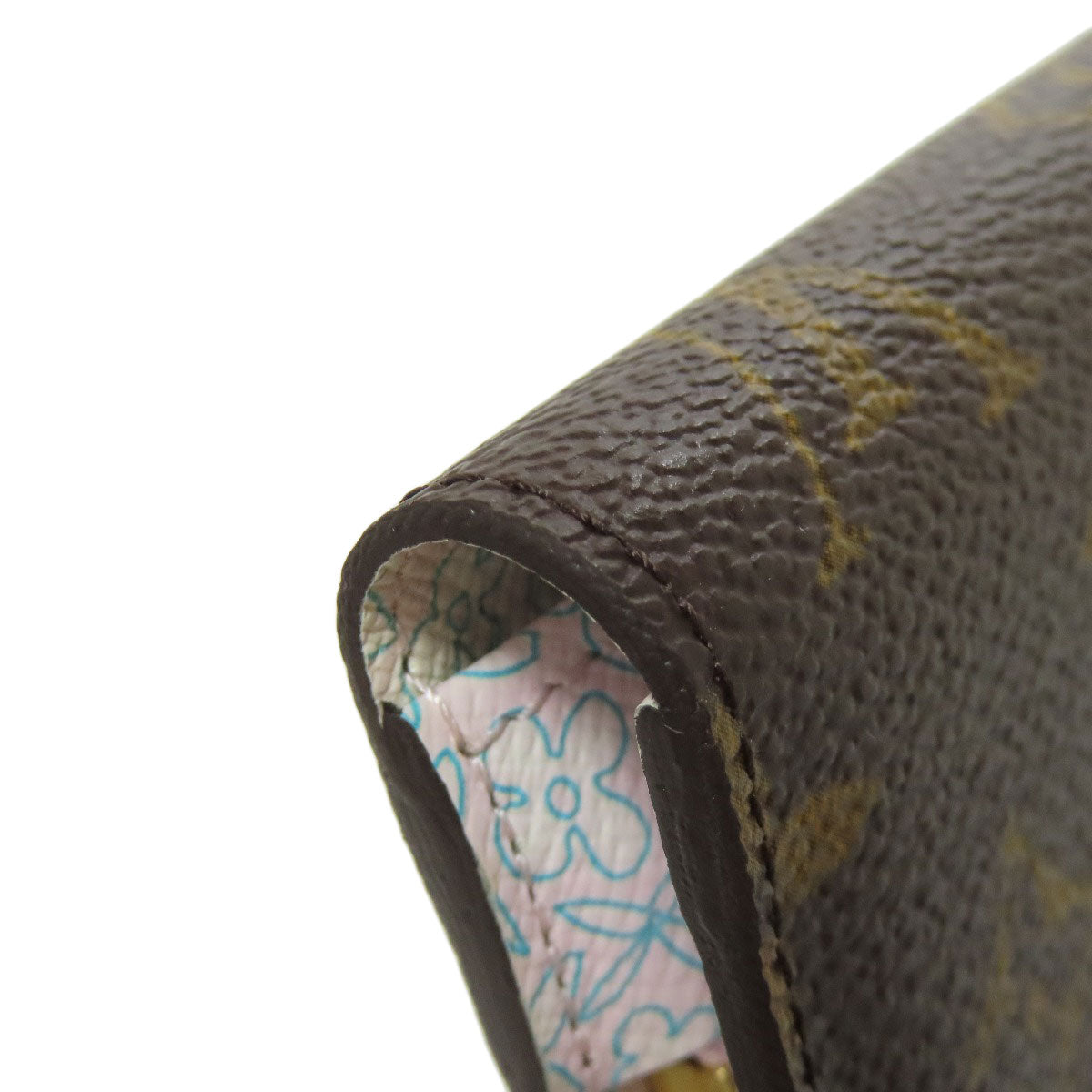 LOUIS VUITTON M60229 Porto Monnaie Insolite Fleuri Bifold Wallet with Coin Pocket Monogram canvas Ladies [Used]