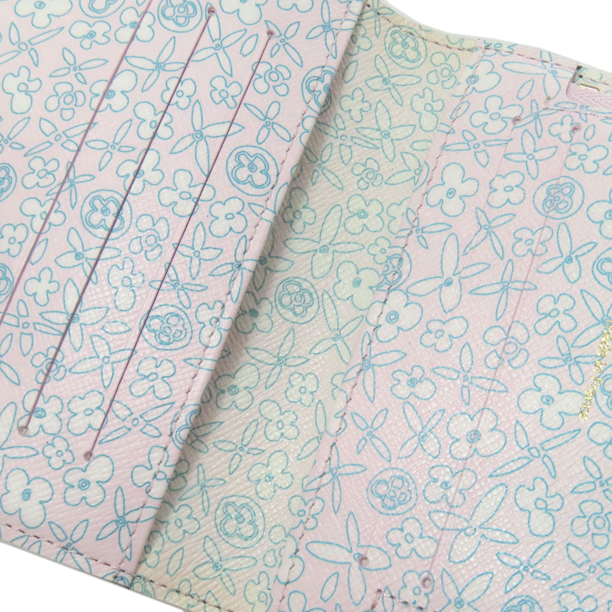 LOUIS VUITTON M60229 Porto Monnaie Insolite Fleuri Bifold Wallet with Coin Pocket Monogram canvas Ladies [Used]