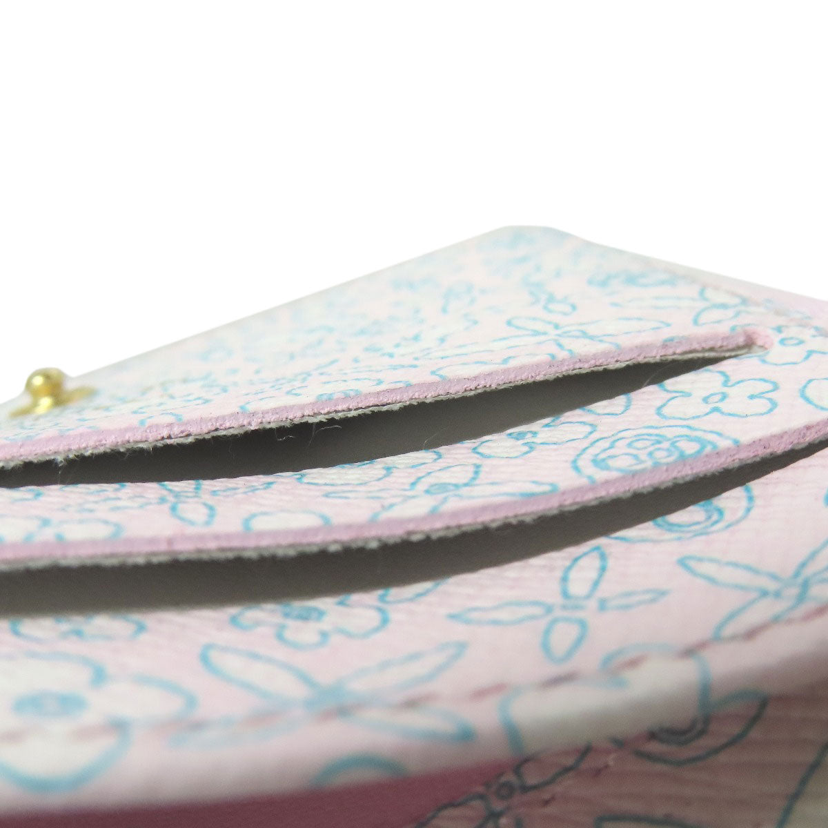 LOUIS VUITTON M60229 Porto Monnaie Insolite Fleuri Bifold Wallet with Coin Pocket Monogram canvas Ladies [Used]