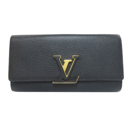 LOUIS VUITTON M61248 Portefeiulle ã» Capsines Long wallet (with coin pocket) Taurillon Clemence Ladies [Used]