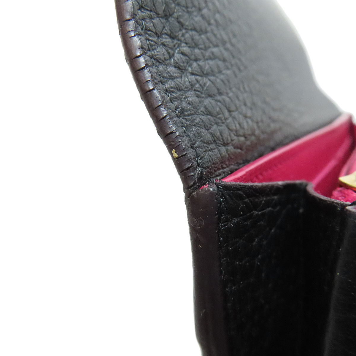 LOUIS VUITTON M61248 Portefeiulle ã» Capsines Long wallet (with coin pocket) Taurillon Clemence Ladies [Used]