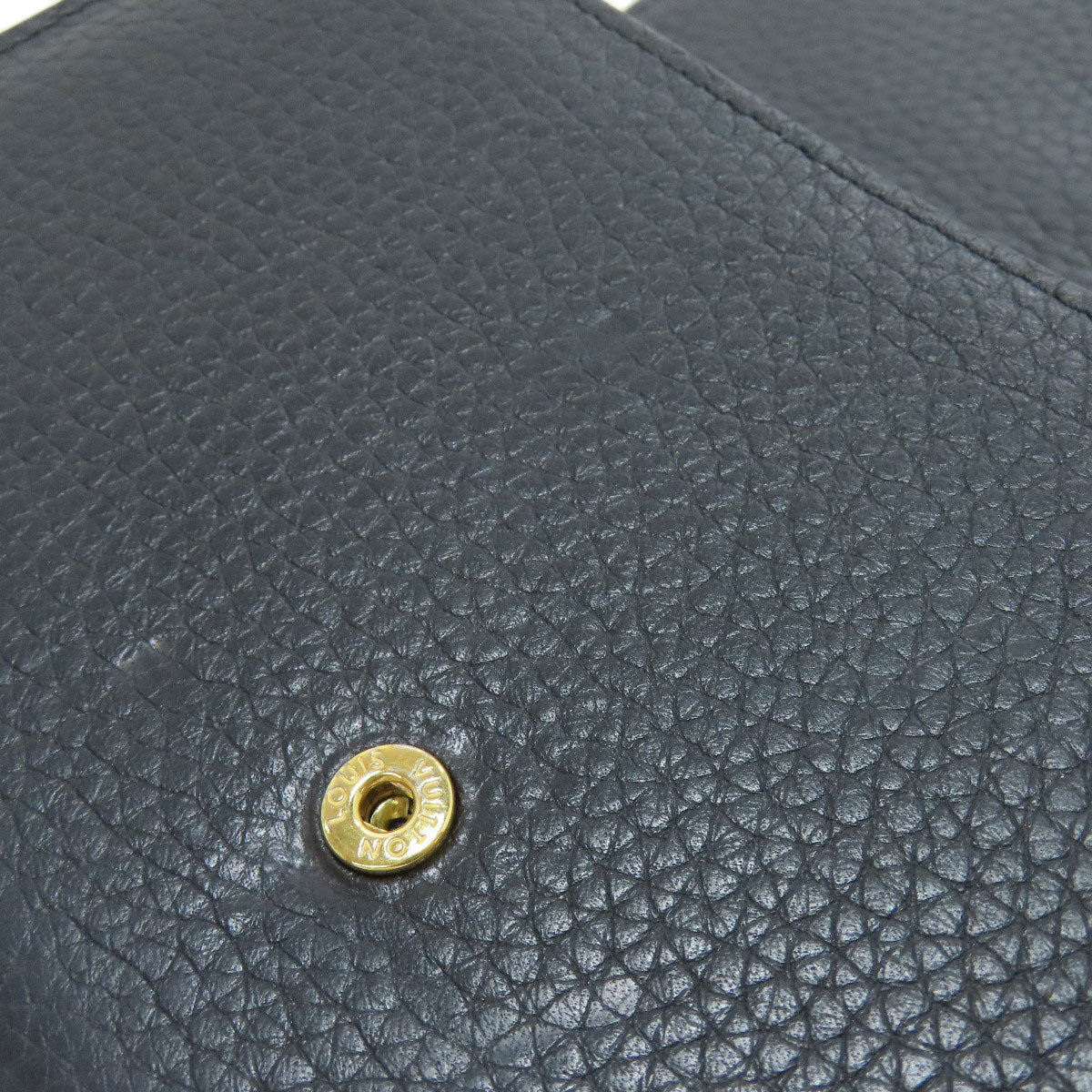 LOUIS VUITTON M61248 Portefeiulle ã» Capsines Long wallet (with coin pocket) Taurillon Clemence Ladies [Used]