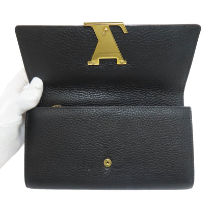 LOUIS VUITTON M61248 Portefeiulle ã» Capsines Long wallet (with coin pocket) Taurillon Clemence Ladies [Used]