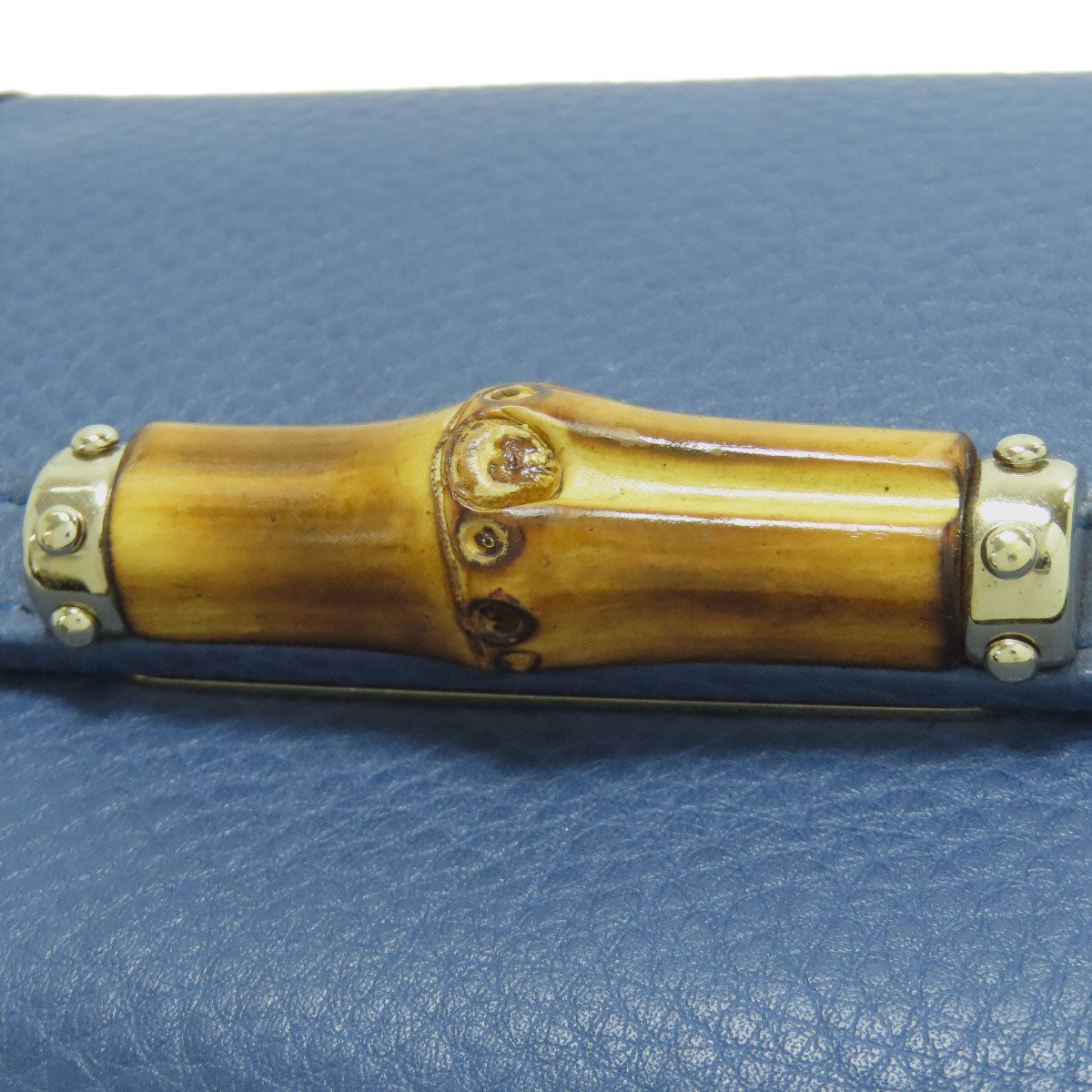 GUCCI 257017 Bamboo Bifold Wallet with Coin Pocket Calf Ladies [Used]