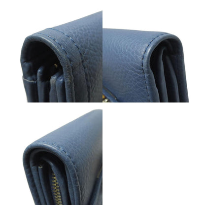 GUCCI 257017 Bamboo Bifold Wallet with Coin Pocket Calf Ladies [Used]