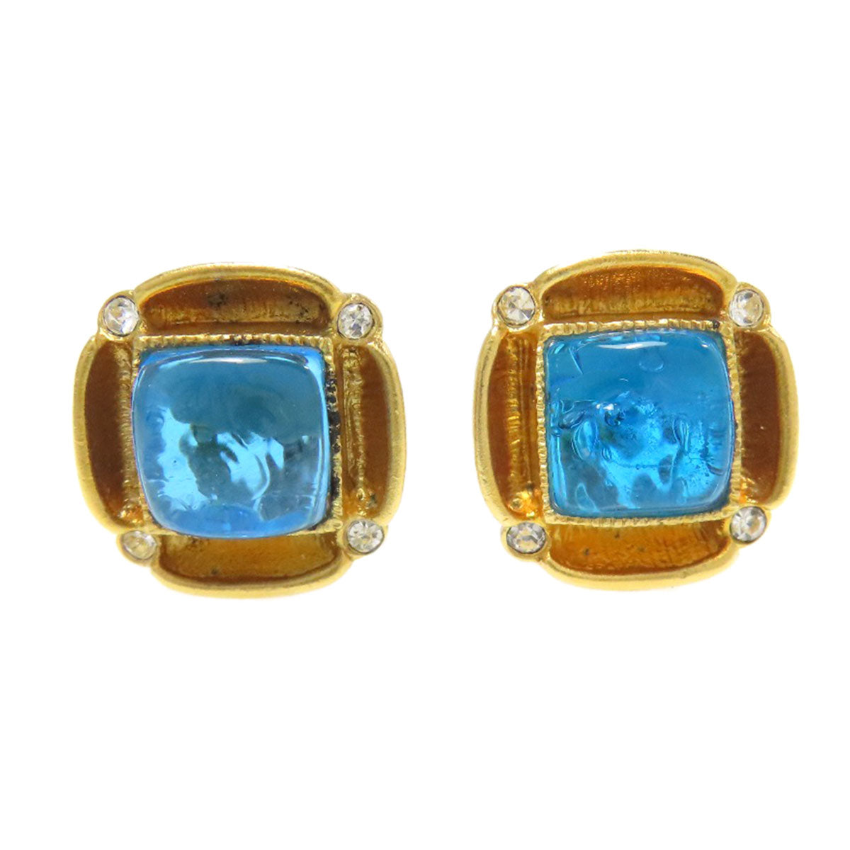 CHANEL vintage Earring Metal Ladies [Used]