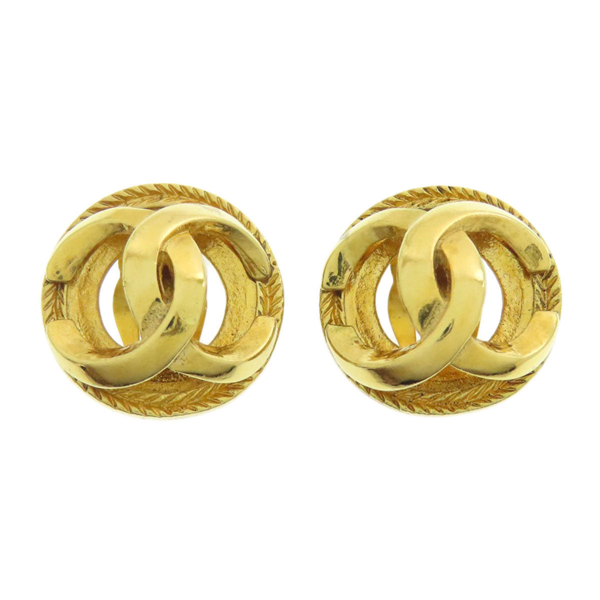 CHANEL COCO Mark Earring Metal Ladies [Used]