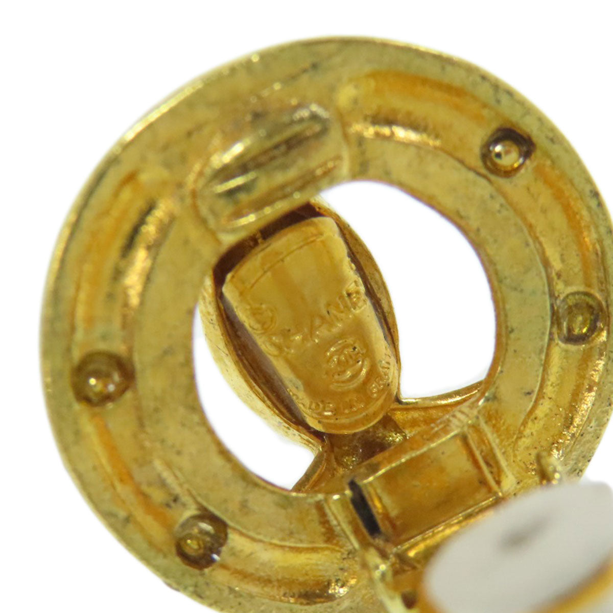 CHANEL COCO Mark Earring Metal Ladies [Used]