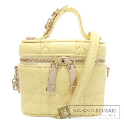 CHRISTIAN DIOR Micro Vanity Mini Bag 2WAY Handbag Enamel Ladies [Used]