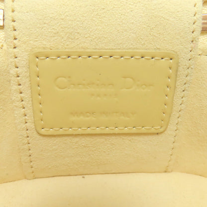 CHRISTIAN DIOR Micro Vanity Mini Bag 2WAY Handbag Enamel Ladies [Used]
