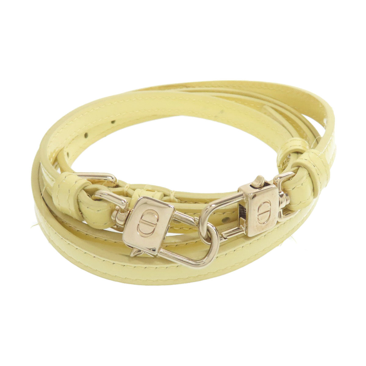 CHRISTIAN DIOR Micro Vanity Mini Bag 2WAY Handbag Enamel Ladies [Used]