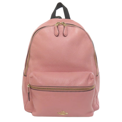 COACH F29004 logo Backpack Â· Daypack Leather Ladies [Used]