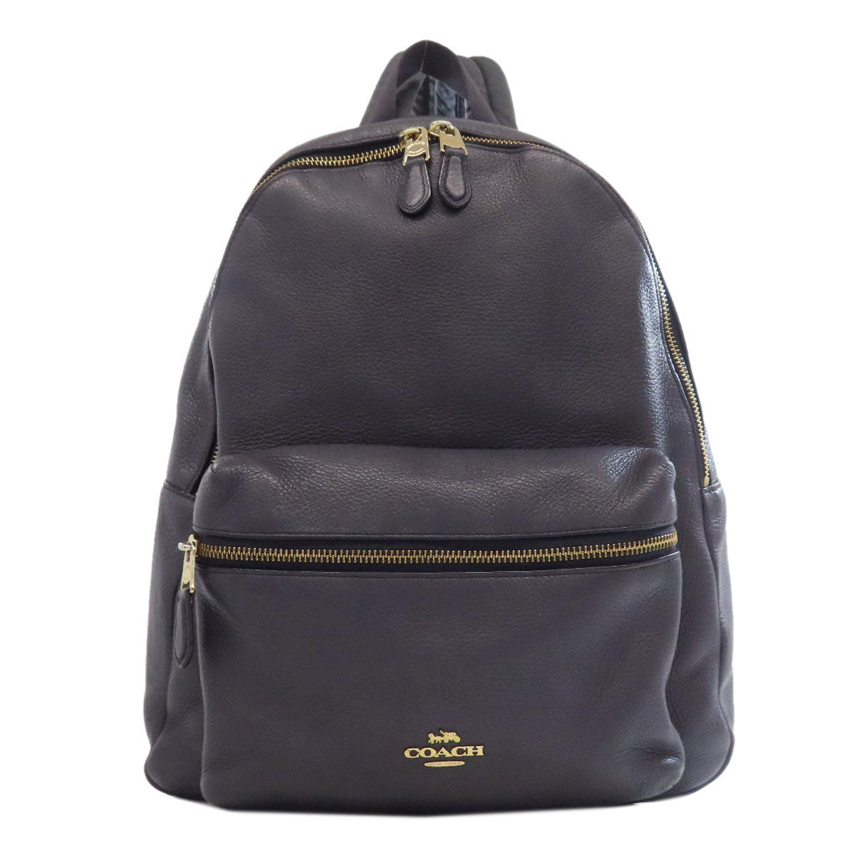 COACH F29004 logo Backpack Â· Daypack Leather Ladies [Used]