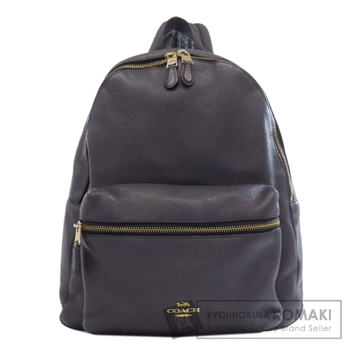COACH F29004 logo Backpack Â· Daypack Leather Ladies [Used]