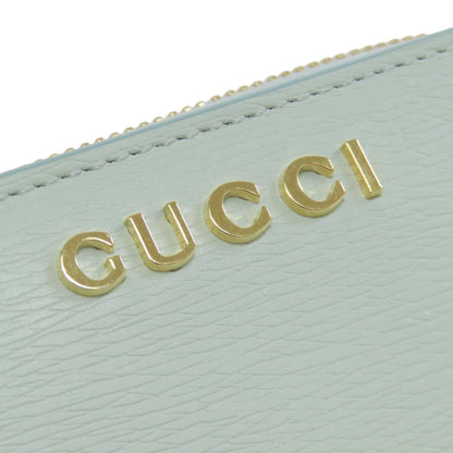 GUCCI 772639 Script Mini Wallet Bifold Wallet with Coin Pocket Calf Ladies [Used]