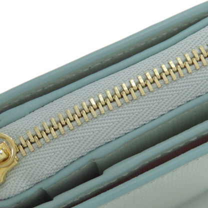 GUCCI 772639 Script Mini Wallet Bifold Wallet with Coin Pocket Calf Ladies [Used]