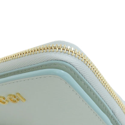 GUCCI 772639 Script Mini Wallet Bifold Wallet with Coin Pocket Calf Ladies [Used]