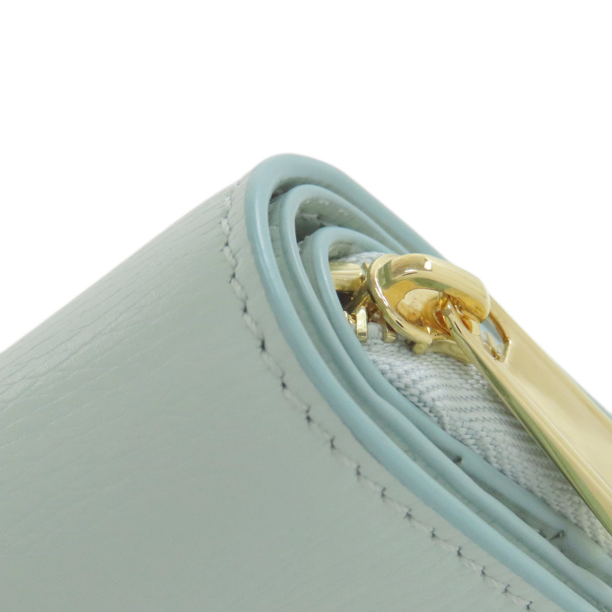 GUCCI 772639 Script Mini Wallet Bifold Wallet with Coin Pocket Calf Ladies [Used]