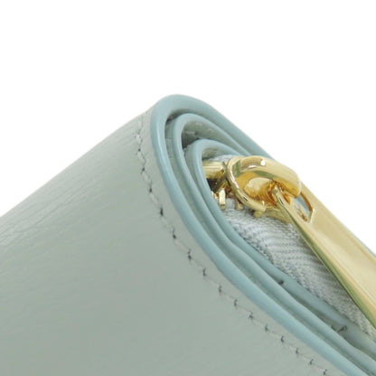 GUCCI 772639 Script Mini Wallet Bifold Wallet with Coin Pocket Calf Ladies [Used]