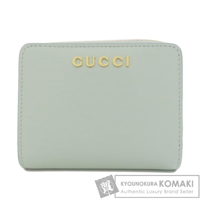 GUCCI 772639 Script Mini Wallet Bifold Wallet with Coin Pocket Calf Ladies [Used]