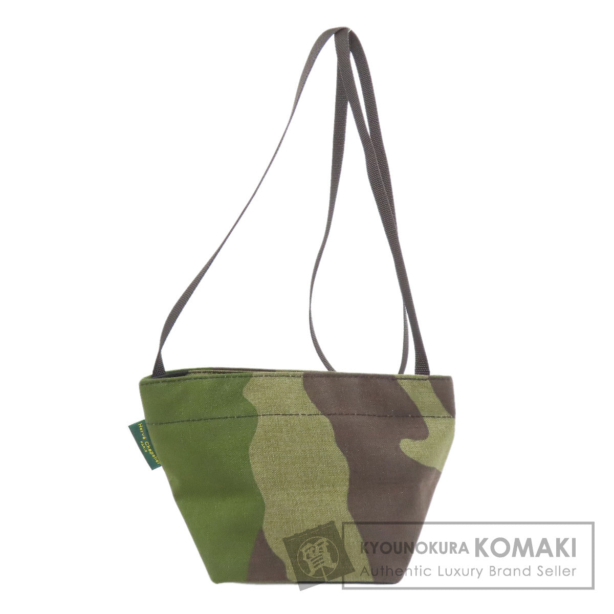 Herve Chapelier Camouflage pattern Mini Shoulder Shoulder Bag Canvas Ladies [Used]