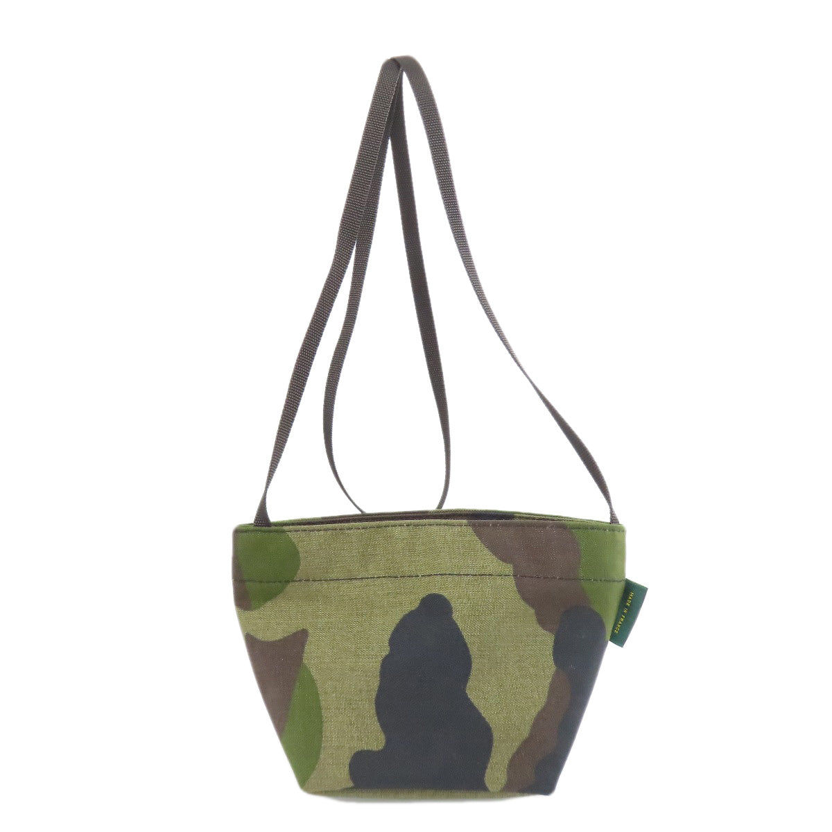 Herve Chapelier Camouflage pattern Mini Shoulder Shoulder Bag Canvas Ladies [Used]