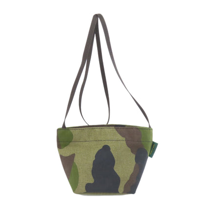 Herve Chapelier Camouflage pattern Mini Shoulder Shoulder Bag Canvas Ladies [Used]