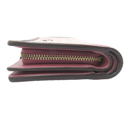 kate spade Logo overall pattern Bifold Wallet with Coin Pocket PVC Ladies [Used]