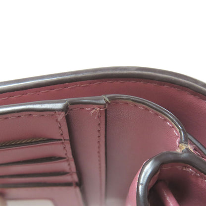 kate spade Logo overall pattern Bifold Wallet with Coin Pocket PVC Ladies [Used]